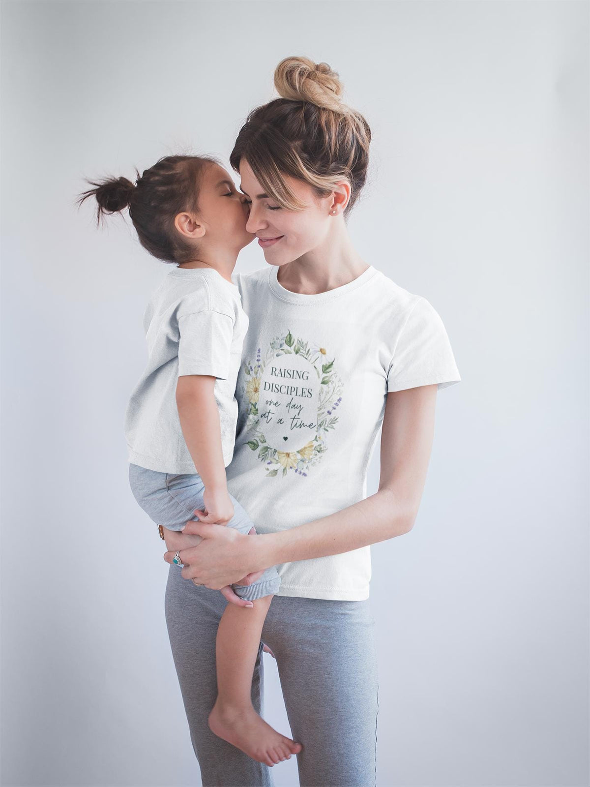 One Day at a Time Women’s Boxy Tee | Oversized Comfort Colors Christian Shirt | Faith Based Encouragement T-Shirt | Laidback Spiritual Tee
