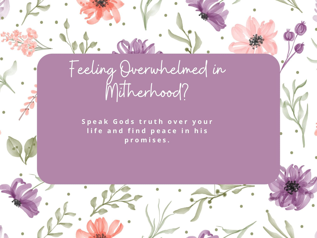 Scripture Affirmations for Moms | Christian Printable | Bible Verses for Anxiety | Faith Digital Download
