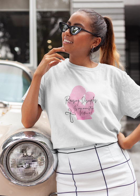 Christian Mom Shirt | Raising Disciples Tee | Comfort Colors Boxy Tee | Faith Gift for Mom