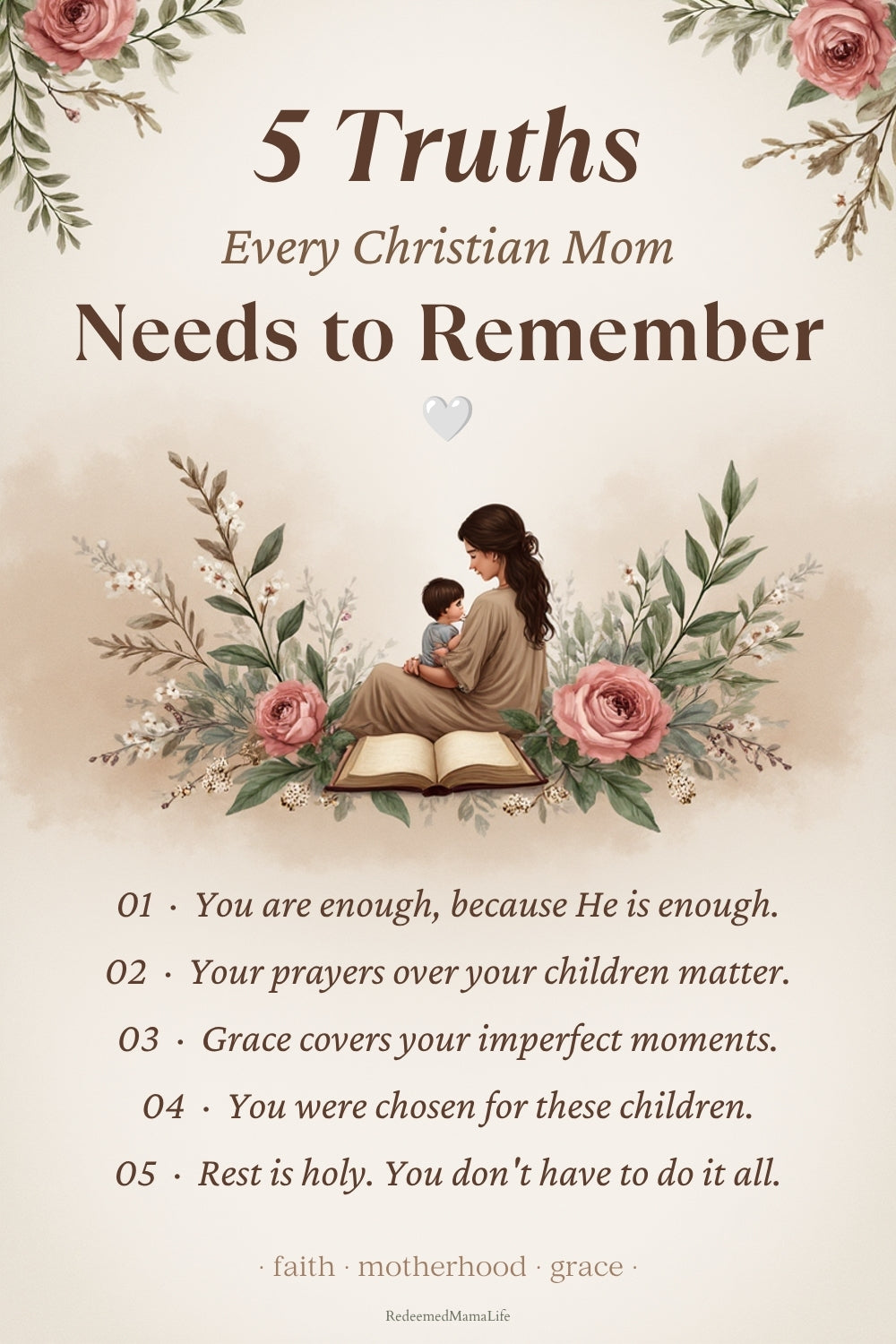 Christian Mom Gift | Encouraged Mama Prayer & Encouragement Card Deck | Faith Cards for Moms | Digital Download